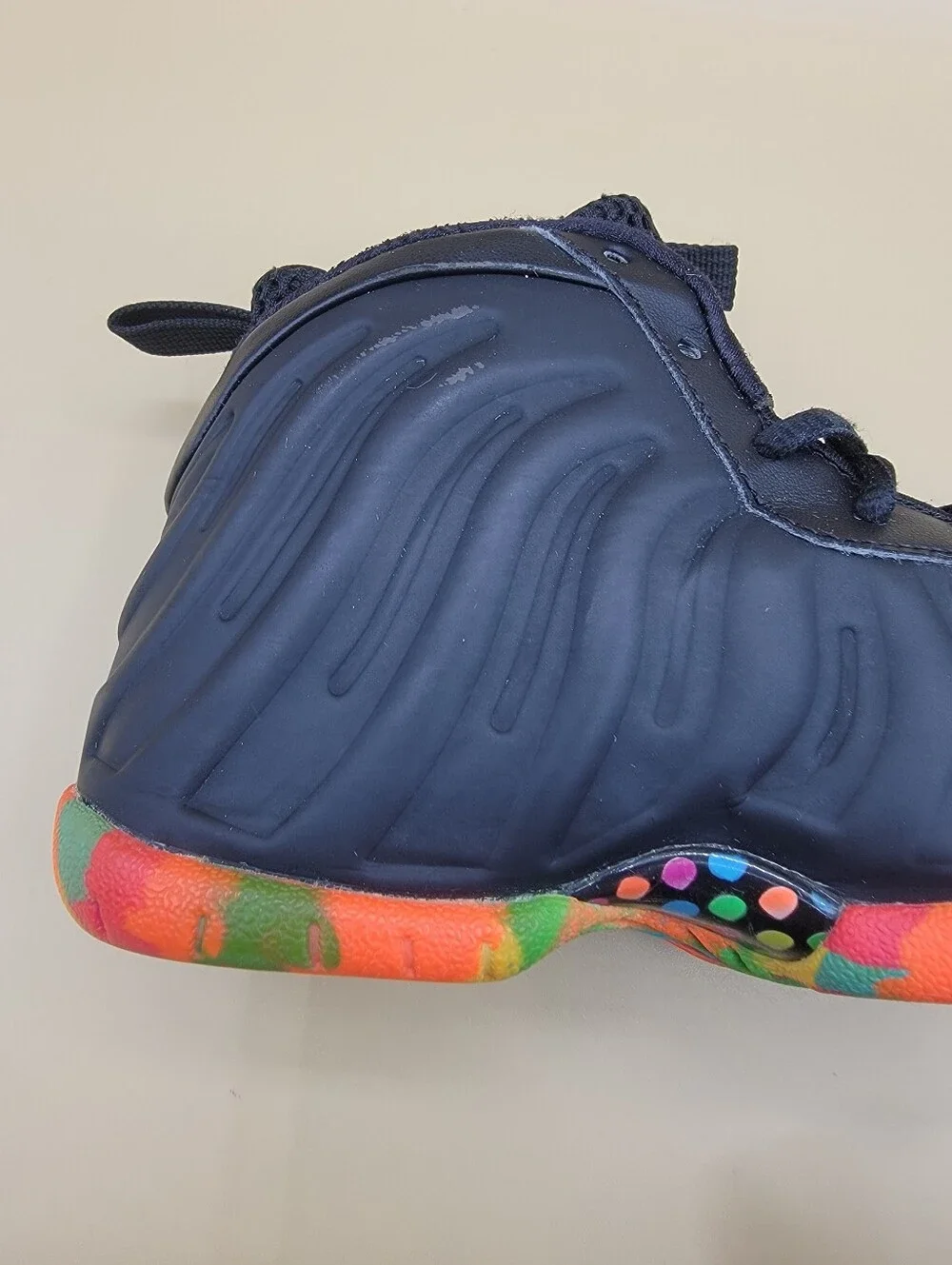 Nike Lil Posite One Fruity Pebbles Little Kids Shoes Size 12C Black Multicolor